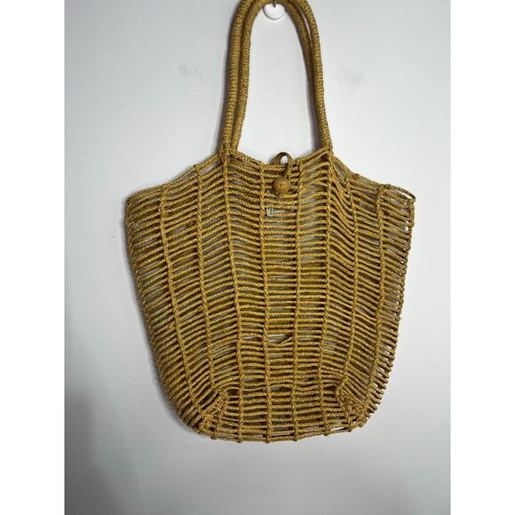 American Eagle Straw Tote Bag - Picture 1 of 5